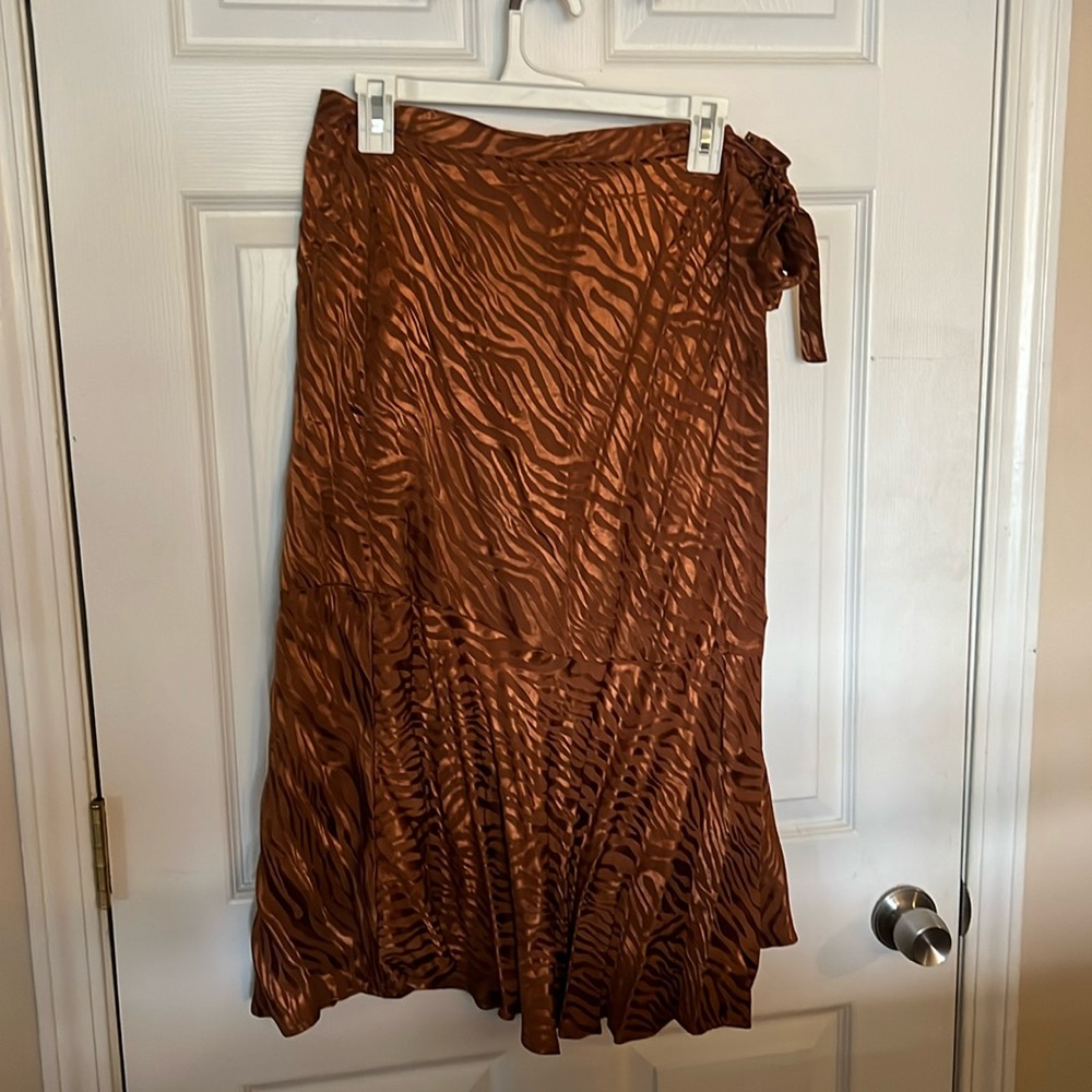 Anthropologie midi skirt